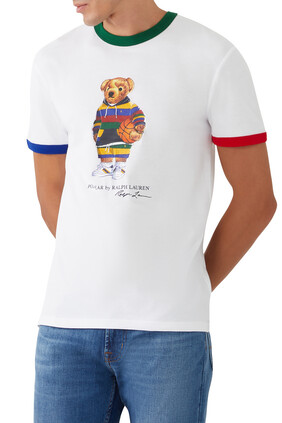 Colorful Bear Print T-Shirt